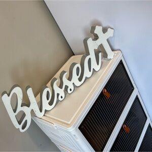 Home Decor (Blessed Sign) Marble Design
